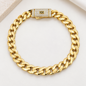 10K Gold Monaco Bracelet – 7mm, 8"