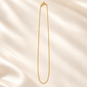 : 10K Gold Fine Curb Chain – 16"