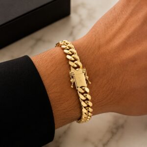 Gold10k Classic Cuban Link Bracelet